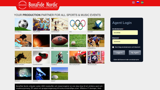 bonafide nordic website developed by Wsofts Technologies