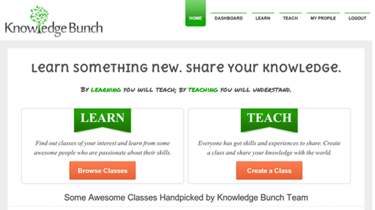 knowledge bunch website developed by Wsofts Technologies